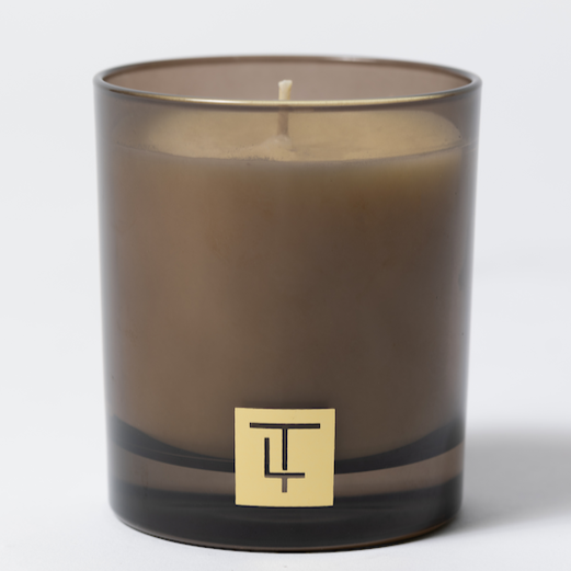 NEW - Luca - Leather and Black Amber Candle